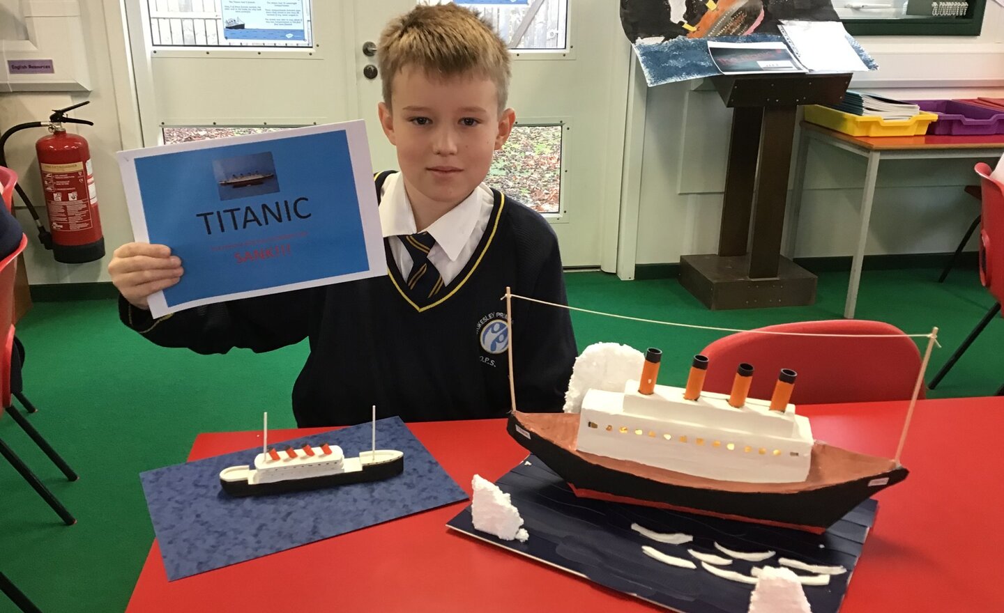 Image of Miss Holden's Class Titanic Homework